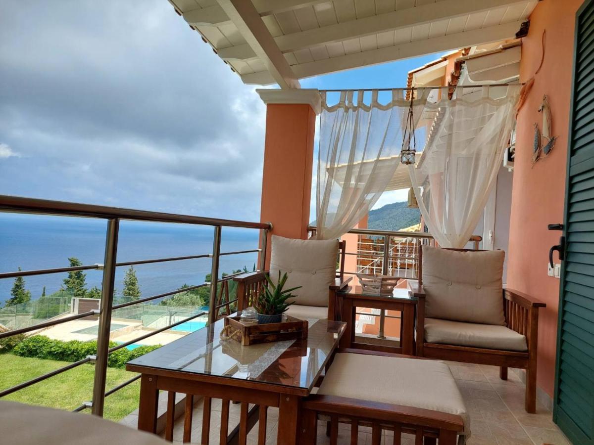 Villa Nereid Glafki - Enjoy Summer Sunsets Ayios Nikitas Luaran gambar