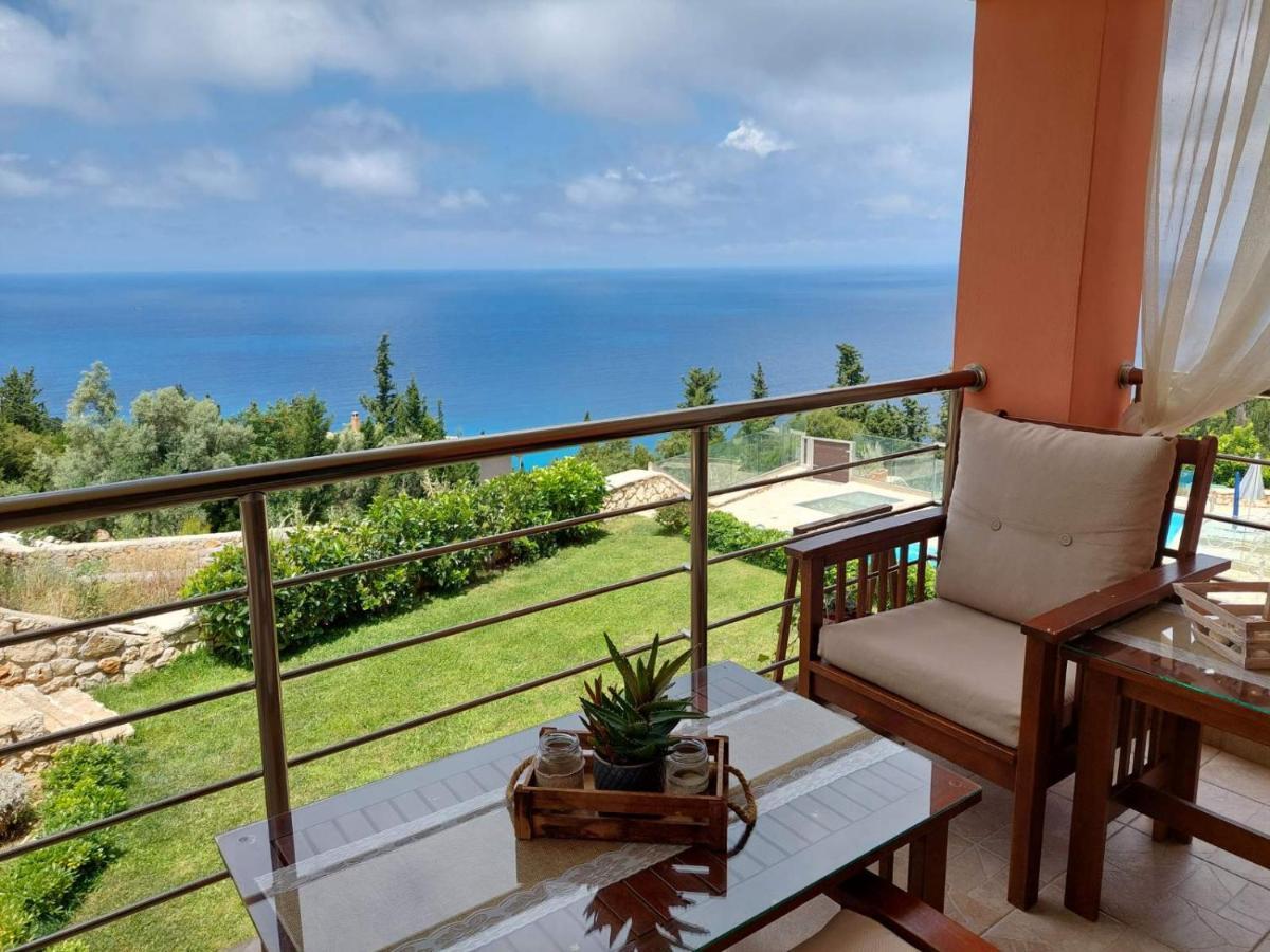 Villa Nereid Glafki - Enjoy Summer Sunsets Ayios Nikitas Luaran gambar